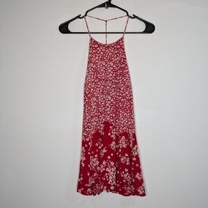 ✨3/$15 ASOS red white blue ditsy floral mini dress 00